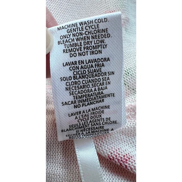 FLORA NIKROOZ JENNA PRINTED COZY SWEATER-KNIT PAJAMAS FLORAL PINK MEDIUM - Picture 9 of 10